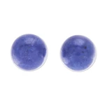 Lapis lazuli stud earrings, 'Intellectual Dimension' - Lapis Lazuli Stud Earrings with Sterling Silver Posts
