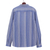 Men's cotton shirt, 'Cosmopolitan Blue' - Men's Striped Blue and White Cotton Collared Shirt