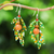 Multi-gemstone beaded dangle earrings, 'Chic Spirit' - Dangle Earrings with Multi-Gemstone Beads from Thailand