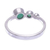 Emerald and marcasite cocktail ring, 'Expressly Majestic' - Modern Emerald and Marcasite Cocktail Ring from Thailand (image 2f) thumbail