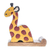Wood phone holder, 'Safari Support' - Giraffe-Themed Hand-Carved Raintree Wood Phone Holder