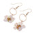 Gold-plated natural flower earrings, 'Heavenly Celebration' - 22k Gold-Plated Natural Calabura Flower Dangle Earrings