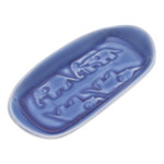 Celadon ceramic serving dish, 'Elephant Spectacle' - Blue Handmade Celadon Ceramic Elephant-Themed Serving Dish