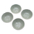 Celadon ceramic condiment bowls, 'Gourmet Elephant' (set of 4) - 4 Handmade Celadon Ceramic Elephant Condiment Bowls in Green