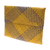 Natural fiber clutch, 'Organic Radiance' - Hand-Woven Natural Fiber Clutch in Yellow Blue and Beige