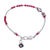 Quartz beaded charm pendant bracelet, 'Precious Bloom' - Hill Tribe Quartz and Silver Beaded Charm Pendant Bracelet (image 2c) thumbail