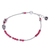Quartz beaded charm pendant bracelet, 'Precious Bloom' - Hill Tribe Quartz and Silver Beaded Charm Pendant Bracelet (image 2d) thumbail