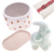 Curated gift set, 'Happy Moments' - 3 Item Curated Gift Set with Planter Figurine and Tray