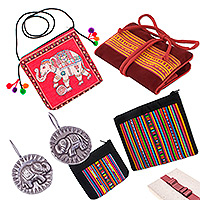 Set de regalo curado, 'The Travelling Giant' - Set de regalo tailandés curado con temática de elefantes apto para viajes