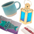 Curated gift set, 'Time to Unwind' - Curated Gift Set with Lantern Mug and 2 Cushion Covers