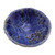 Ceramic bowls, 'Zen Blue Delights' (pair) - Pair of Handcrafted Floral Ceramic Bowls in Blue Hues