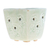Celadon ceramic mini flower pot, 'Green Little Garden' - Celadon Ceramic Mini Planter with Floral Motif in Green (image 2b) thumbail