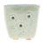Mini macetero de cerámica Celadón - Mini macetero de cerámica Celadon con motivo floral en verde