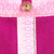 Bolso bandolera de algodón - Bolso de hombro artesanal de algodón fucsia y rosa