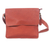Leather shoulder bag, 'Metropolitan Spice' - Handcrafted Adjustable 100% Spice Leather Shoulder Bag
