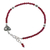 Garnet beaded bracelet, 'Heart of Garnet' - Heart-Themed Hill Tribe Natural Garnet Beaded Bracelet (image 2e) thumbail