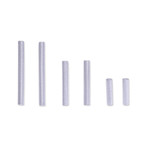 Sterling silver stud post earrings, 'Daily Minimalist' (set of 3) - Set of 3 Brushed-Satin Finished Minimalist Earrings