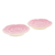Räucherstäbchenhalter aus Keramik, (Paar) - Handgefertigte rosafarbene Räucherstäbchenhalter aus Keramik in Rosenform (Paar)