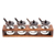 Wood and glass condiment set, 'Spice of Life' (13 pieces) - Rectangular Wood and Glass Condiment Set (13 Pieces)