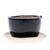 Mini macetero de cerámica. - Mini maceta de gato de cerámica negra hecha a mano con platillo