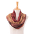 Silk scarf, 'Charming Instant' - Handwoven Earthy-Toned Soft 100% Silk Scarf from Thailand (image 2c) thumbail