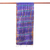 Silk batik scarf, 'Purple Delight' - Hand-Spun Woven and Dyed Fringed Silk Batik Scarf in Purple
