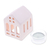 Ceramic tealight holder, 'Classic House' - Handcrafted and Painted Ceramic House-Shaped Tealight Holder