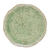 Plato llano de cerámica celadón - Plato Llano De Cerámica De Celadón Verde Moteado Inspirado En El Loto