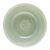 Celadon ceramic bowl, 'Wealthy Peony' - Leafy and Floral Green Ceramic Bowl with Crackled Finish