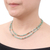 Reconstituted turquoise and hematite beaded strand necklace, 'Glam Duo' - Reconstituted Turquoise Hematite Double Strand Necklace (image 2f) thumbail
