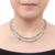 Reconstituted turquoise and hematite beaded strand necklace, 'Glam Duo' - Reconstituted Turquoise Hematite Double Strand Necklace (image 2j) thumbail