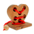 Wood disentanglement puzzle game, 'Heart Embrace' - Handcrafted Heart-Shaped Wood Disentanglement Puzzle Game (image 2c) thumbail