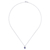 Halskette mit Lapislazuli-Anhänger, „Herz der Wahrheit“ – Herzförmige Halskette mit Lapislazuli-Cabochon-Anhänger