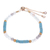 Howlite and quartz beaded wristband bracelet, 'Gorgeous Flair' - Howlite and Quartz Beaded Adjustable Wristband Bracelet