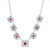 Carnelian filigree link necklace, 'Morning Love' - Carnelian and Sterling Silver Filigree Link Necklace