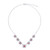 Carnelian filigree link necklace, 'Morning Love' - Carnelian and Sterling Silver Filigree Link Necklace