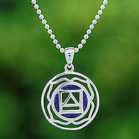 Lapis lazuli pendant necklace, Mind of Intellect