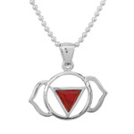 Carnelian pendant necklace, 'Giant Fire' - Semi-Abstract Elephant-Themed Carnelian Pendant Necklace