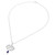 Lapis lazuli pendant necklace, 'Blue Chakra Bloom' - Lapis Lazuli Sterling Silver Chakra Floral Pendant Necklace