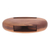 Walnut wood phone speaker, 'Regal Sounds' - Hand-Carved Minimalist Oval Walnut Wood Phone Speaker