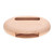 Maple wood phone speaker, 'Tender Sounds' - Hand-Carved Minimalist Oval Maple Wood Phone Speaker