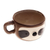 Ceramic espresso cup, 'Sloth Demitasse' - Animal-Themed Ceramic Sloth Espresso Cup Crafted in Thailand