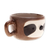 Ceramic espresso cup, 'Sloth Demitasse' - Animal-Themed Ceramic Sloth Espresso Cup Crafted in Thailand