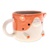 Ceramic mug, 'Cat Morning' - Whimsical Animal-Themed Handcrafted Cat Mug