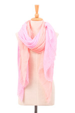 Handmade scarves, 'Pink Celebration' (set of 2) - Set of 2 Handwoven Soft Pastel Pink and Blush Scarves