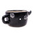 Taza de cerámica para café expreso - Taza de café de cerámica con forma de búfalo y temática animal hecha a mano en Tailandia