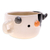 Ceramic espresso cup, 'Cow Demitasse' - Artisan-Made Cow-Shaped Ceramic Espresso Cup from Thailand