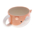 Ceramic cup, 'Cat's Elixir' - Whimsical 6 oz Ceramic Orange Cat Cup with a Glossy Finish