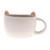 Ceramic cup, 'Corgi Elixir' - Whimsical 6 oz Ceramic Corgi Dog Cup with a Glossy Finish