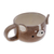 Ceramic cup, 'Bulldog Elixir' - Thai Ceramic 6 oz Bulldog Cup with a Glossy Finish